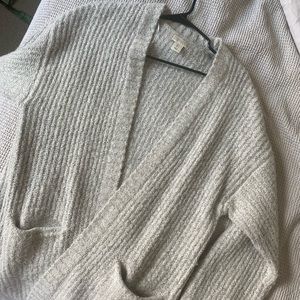 Cozy grey cardigan originally from Nordstrom